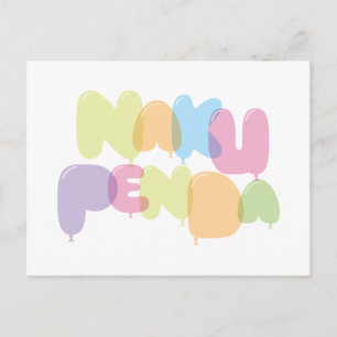 Naku penda - I love you in Swahili Postcard