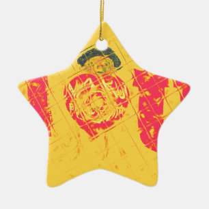 Nakupenda - I Love U Swahili Word Text Meaning Art Ceramic Tree Decoration