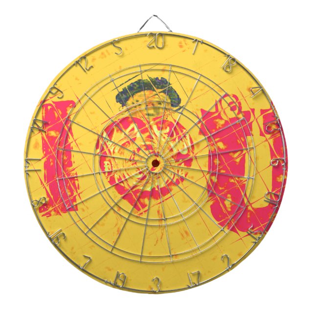 Nakupenda - I Love U Swahili Word Text Meaning Art Dartboard (Front)