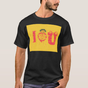 Nakupenda - I Love U Swahili Word Text Meaning Art T-Shirt