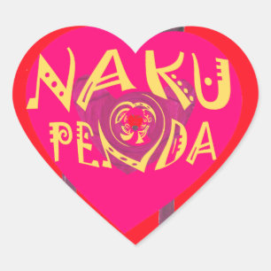 Nakupenda Love Art – Swahili Heart Design Sticker