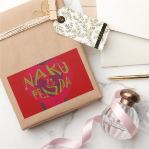  Nakupenda Sana Art Print  Swahili Design Rectangular Sticker