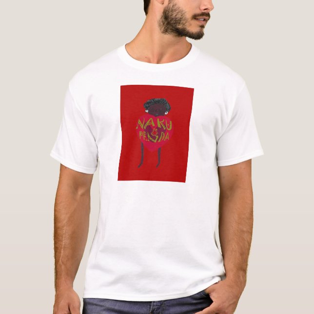  Nakupenda Sana Art Print  Swahili Design T-Shirt (Front)