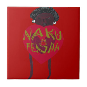 Nakupenda Sana Art Print  Swahili Design Tile