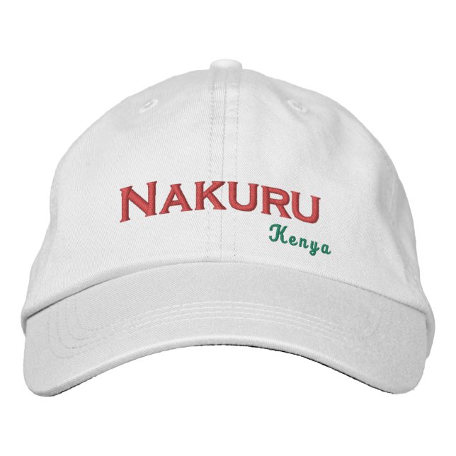 Nakuru - Kenya Embroidered Baseball Hat (Front)