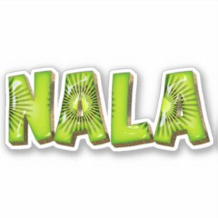 Nala Name Kiwi Design Sticker