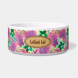 Nalani Hawaiian Tropical Garden Monogram Fuchsia