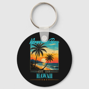 Nali Bay Hawaii Sunset Beach Summer 2026 Key Ring