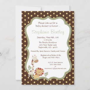 Nali Jungle 5x7 invitation