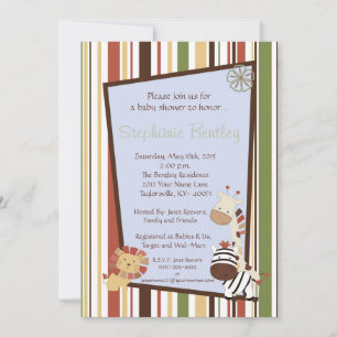 Nali Jungle 5x7 invitation