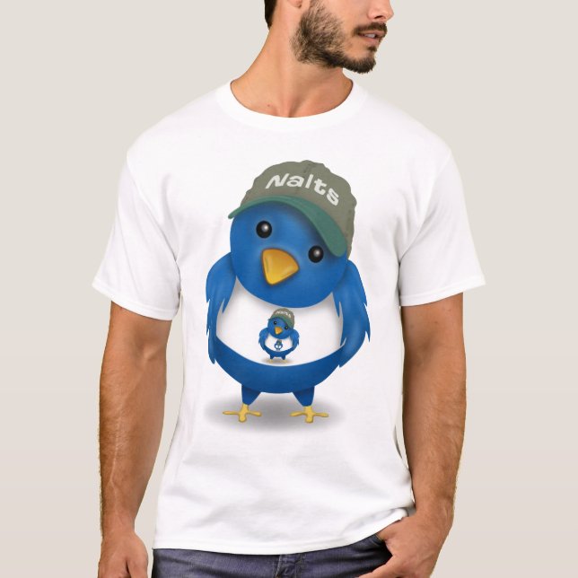 Nalts Twitter Bird Fractal T-Shirt (Front)