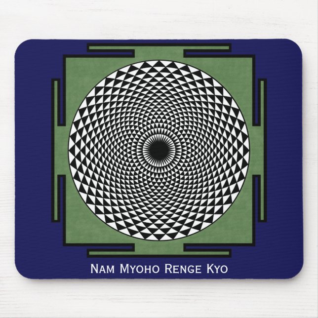 Nam Myoho Renge Kyo chant Mouse Mat (Front)