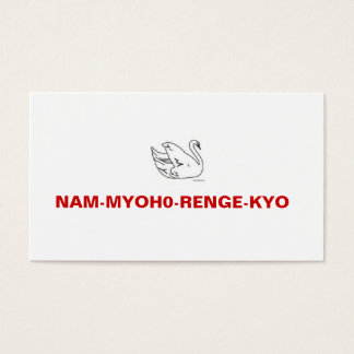 NAM-MYOHO-RENGE-KYO Meeting Invitation Card