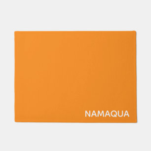 Namaqua orange colour name doormat