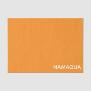 Namaqua orange colour name tissue paper