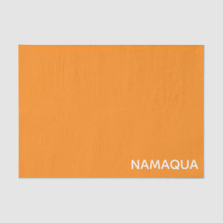 Namaqua orange colour name tissue paper