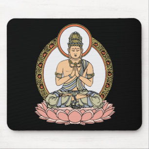 Namaskara Mudra Buddha Mouse Mat