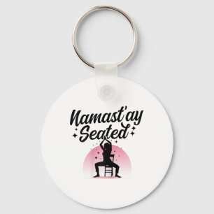 Namastay Seated - Chair Yoga Key Ring