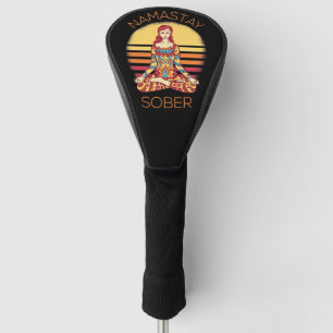 Namastay Sober I Golf Head Cover