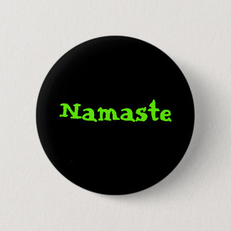 Namaste 6 Cm Round Badge