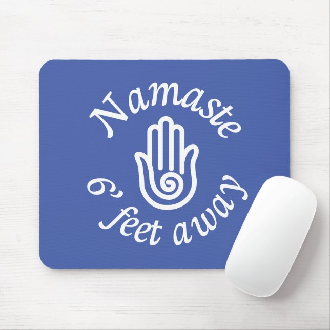 Namaste 6' Feet Away Mouse Mat (With Mouse)