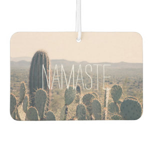 Namaste - Arizona Cacti   Car Air Freshener