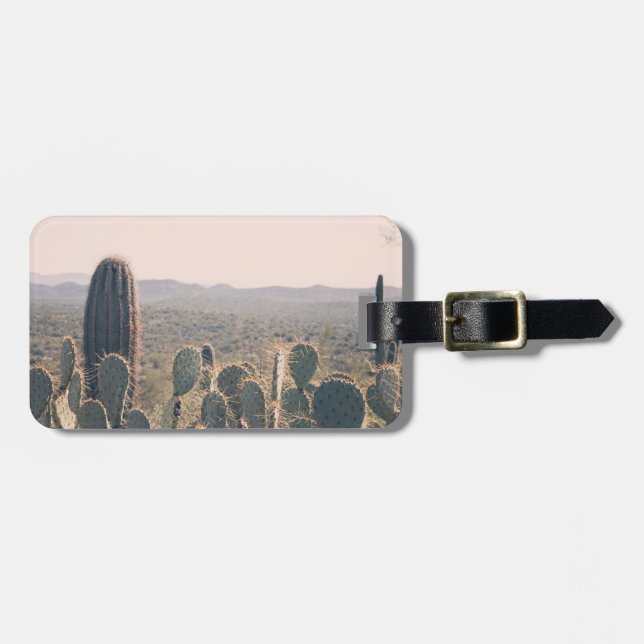 Namaste - Arizona Cacti | Luggage Tag (Front Horizontal)