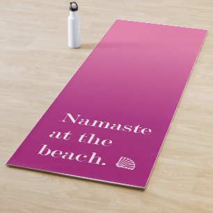 Namaste At The Beach Yoga Mat