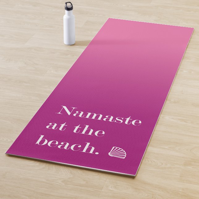 Namaste At The Beach Yoga Mat (In Situ)