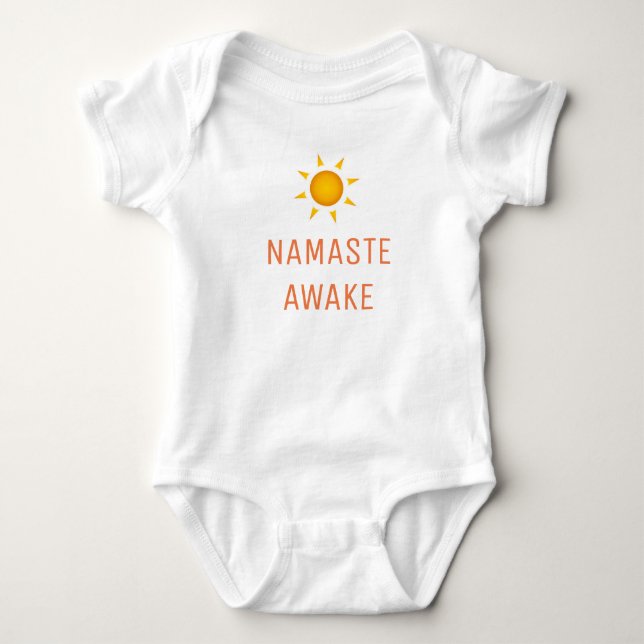 Namaste Awake Baby Bodysuit (Front)