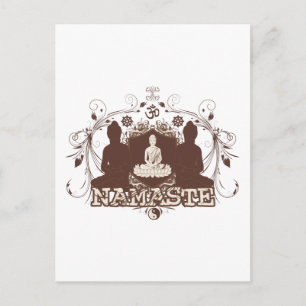 Namaste Buddha Postcard