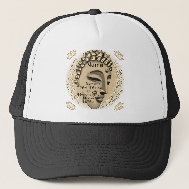 Namaste Buddha Trucker Hat (Front)