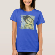 Namaste Buddha Watercolor Art Women's Relaxed Tank