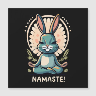 namaste bunny yoga rabbit meditation