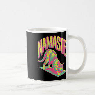 Namaste Cat Mandala Yoga Coffee Mug