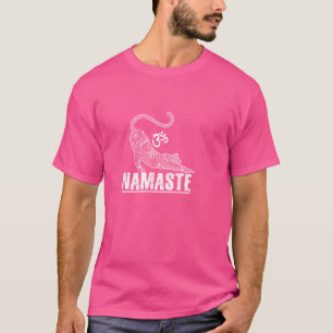 Namaste Cat Yoga Gift Meditation Yoga Lover T-Shirt
