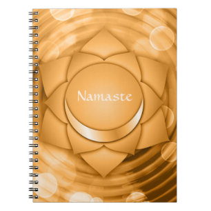 Namaste Chakra Chi Spiritual Zen Personalise Notebook