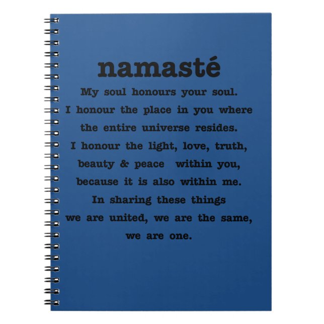 Namaste Collection Notebook (Front)