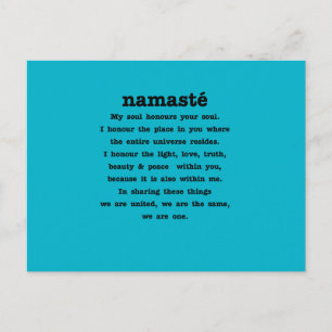 Namaste Collection Postcard