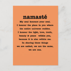 Namaste Collection Postcard