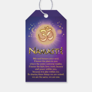 Namasté (customisable) Gift Tag