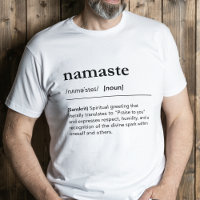 Namaste Definition Minimalist Modern Yoga Lover