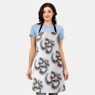 Namaste Floral Symbol Art Apron