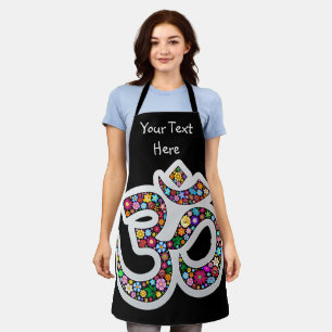 Namaste Floral Symbol Art Apron