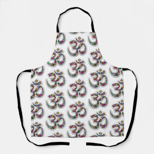 Namaste Floral Symbol Art Apron