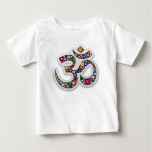 Namaste Floral Symbol Art Baby T-Shirt