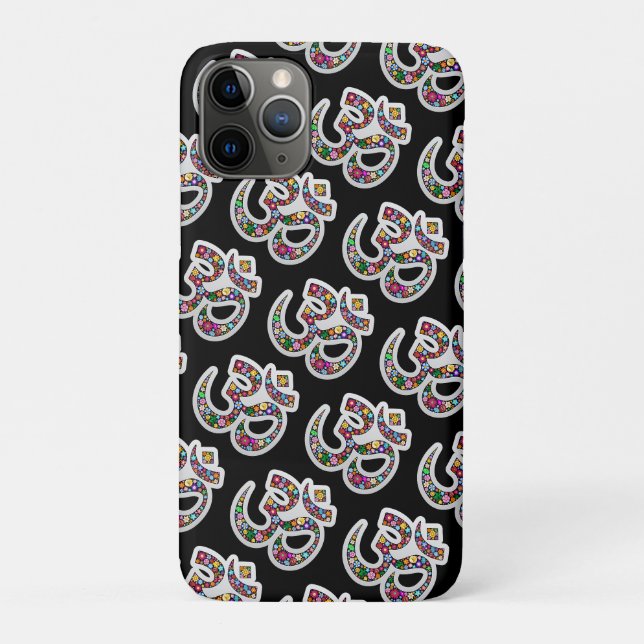 Namaste Floral Symbol Art Case-Mate iPhone Case (Back)