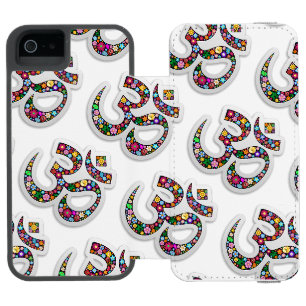Namaste Floral Symbol Art Incipio Watson™ iPhone 5 Wallet Case