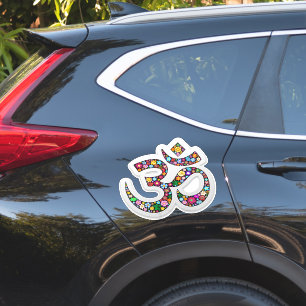 Namaste Floral Yoga Symbol
