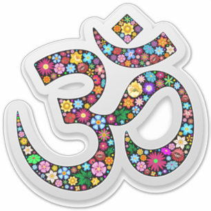 Namaste Floral Yoga Symbol
